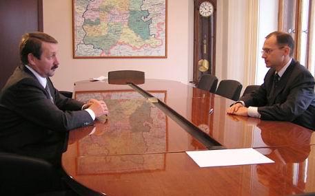 Встреча Сергея Кириенко и Геннадия Скляра